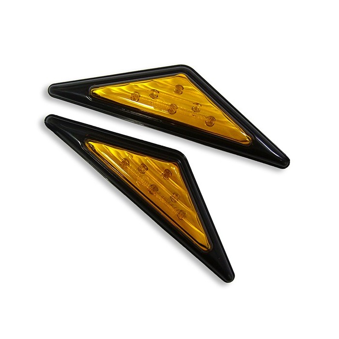 CLIGNOTANTS MOTO TRIANGLE A LEDS