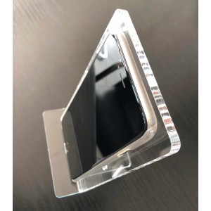 Plexiglas support for smartphone and tablet