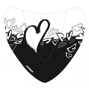 Black Hearts silkscreen for nose screen