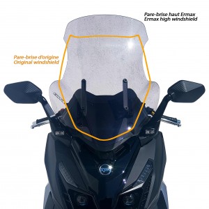 pára-brisas scooter alta proteção CRUISYM 125i/300i 2022