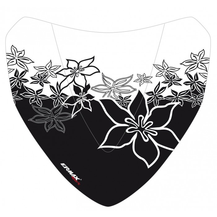 Black Hawaïan Flowers silkscreen for nose screen Black Hawaïan Flowers silkscreen for nose screen