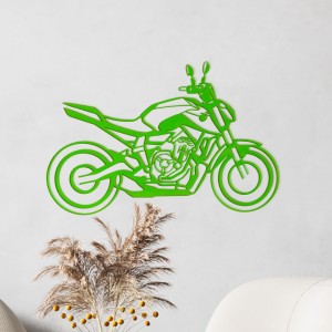 Plexiglass motorcycle wall