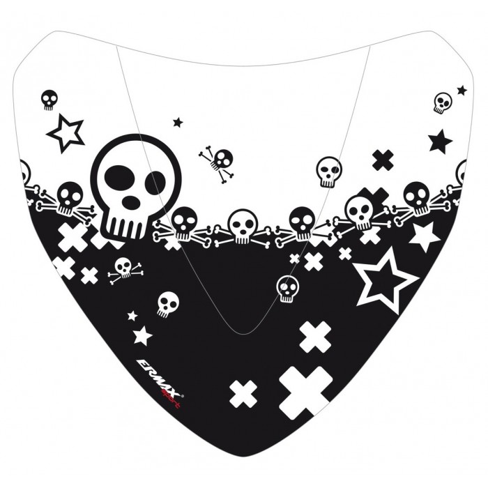 Sérigraphie Punk Fashion noire pour saute-vent Sérigraphie Punk Fashion noire pour saute-vent