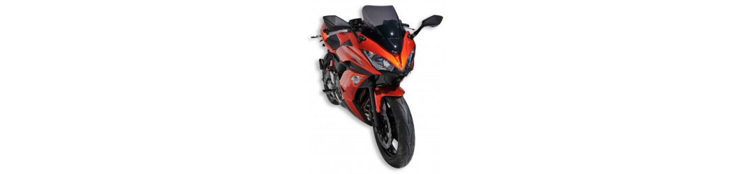 Ermax : accessoires Ninja 650 2017/2018